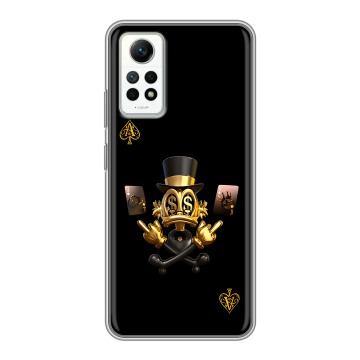 Силиконовый чехол на Xiaomi RedMi Note 12 Pro 4G с принтом Золотой скрудж макдак Силиконовый чехол на Xiaomi RedMi Note 12 Pro 4G с принтом Золотой скрудж макдак