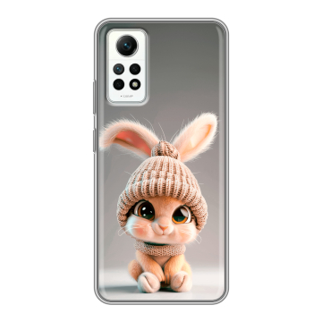 Силиконовый чехол на Xiaomi RedMi Note 12 Pro 4G с принтом Кролик Силиконовый чехол на Xiaomi RedMi Note 12 Pro 4G с принтом Кролик