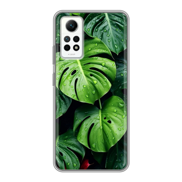 Силиконовый чехол на Xiaomi RedMi Note 12 Pro 4G с принтом Листья Силиконовый чехол на Xiaomi RedMi Note 12 Pro 4G с принтом Листья