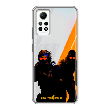 Силиконовый чехол на Xiaomi RedMi Note 12 Pro 4G с принтом Контер страйк Counter strike Силиконовый чехол на Xiaomi RedMi Note 12 Pro 4G с принтом Контер страйк Counter strike