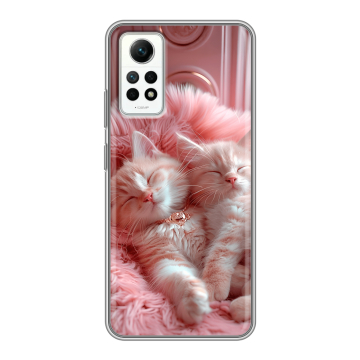 Силиконовый чехол на Xiaomi RedMi Note 12 Pro 4G с принтом котята котики Силиконовый чехол на Xiaomi RedMi Note 12 Pro 4G с принтом котята котики