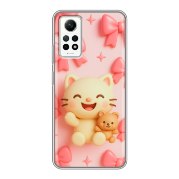 Силиконовый чехол на Xiaomi RedMi Note 12 Pro 4G с принтом для девочек Силиконовый чехол на Xiaomi RedMi Note 12 Pro 4G с принтом для девочек