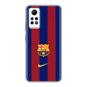 Силиконовый чехол на Xiaomi RedMi Note 12 Pro 4G с принтом Барселона Barcelona Силиконовый чехол на Xiaomi RedMi Note 12 Pro 4G с принтом Барселона Barcelona