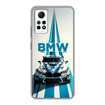 Силиконовый чехол на Xiaomi RedMi Note 12 Pro 4G с принтом БМВ BMW Силиконовый чехол на Xiaomi RedMi Note 12 Pro 4G с принтом БМВ BMW