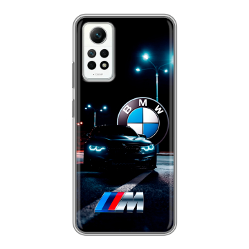 Силиконовый чехол на Xiaomi RedMi Note 12 Pro 4G с принтом БМВ BMW Силиконовый чехол на Xiaomi RedMi Note 12 Pro 4G с принтом БМВ BMW