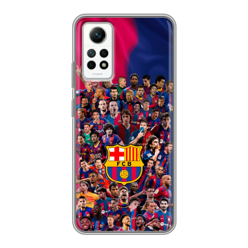 Силиконовый чехол на Xiaomi RedMi Note 12 Pro 4G с принтом Барселона Barcelona Силиконовый чехол на Xiaomi RedMi Note 12 Pro 4G с принтом Барселона Barcelona