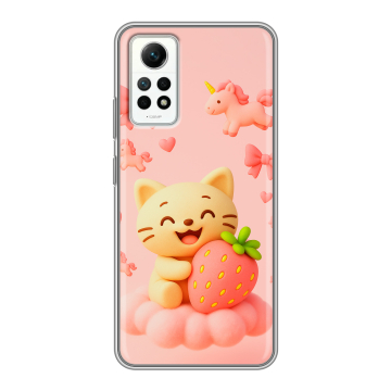 Силиконовый чехол на Xiaomi RedMi Note 12 Pro 4G с принтом для девочек Силиконовый чехол на Xiaomi RedMi Note 12 Pro 4G с принтом для девочек