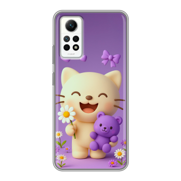 Силиконовый чехол на Xiaomi RedMi Note 12 Pro 4G с принтом для девочек Силиконовый чехол на Xiaomi RedMi Note 12 Pro 4G с принтом для девочек