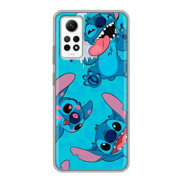 Силиконовый чехол на Xiaomi RedMi Note 12 Pro 4G с принтом Лило и Стич Силиконовый чехол на Xiaomi RedMi Note 12 Pro 4G с принтом Лило и Стич
