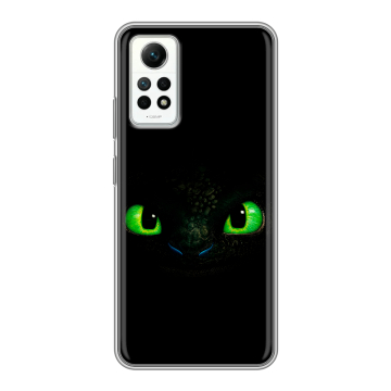 Силиконовый чехол на Xiaomi RedMi Note 12 Pro 4G с принтом Как приручить дракона
