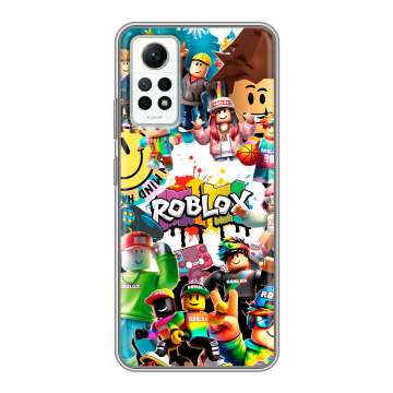 Силиконовый чехол на Xiaomi RedMi Note 12 Pro 4G с принтом Roblox Роблокс Силиконовый чехол на Xiaomi RedMi Note 12 Pro 4G с принтом Roblox Роблокс
