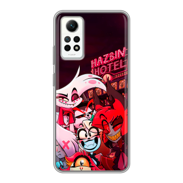Силиконовый чехол на Xiaomi RedMi Note 12 Pro 4G с принтом Hazbin Hotel Отель Хазбин Силиконовый чехол на Xiaomi RedMi Note 12 Pro 4G с принтом Hazbin Hotel Отель Хазбин