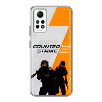 Силиконовый чехол на Xiaomi RedMi Note 12 Pro 4G с принтом Counter Strike Силиконовый чехол на Xiaomi RedMi Note 12 Pro 4G с принтом Counter Strike