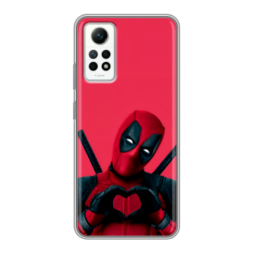 Силиконовый чехол на Xiaomi RedMi Note 12 Pro 4G с принтом Дедпул Deadpool Силиконовый чехол на Xiaomi RedMi Note 12 Pro 4G с принтом Дедпул Deadpool