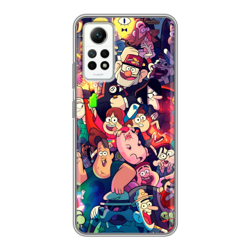 Силиконовый чехол на Xiaomi RedMi Note 12 Pro 4G с принтом Gravity Falls Гравити Фолз Силиконовый чехол на Xiaomi RedMi Note 12 Pro 4G с принтом Gravity Falls Гравити Фолз