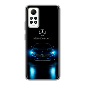 Силиконовый чехол на Xiaomi RedMi Note 12 Pro 4G с принтом Mercedes Мерседес Силиконовый чехол на Xiaomi RedMi Note 12 Pro 4G с принтом Mercedes Мерседес