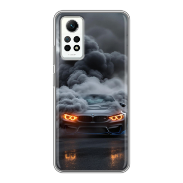 Силиконовый чехол на Xiaomi RedMi Note 12 Pro 4G с принтом BMW БМВ Силиконовый чехол на Xiaomi RedMi Note 12 Pro 4G с принтом BMW БМВ