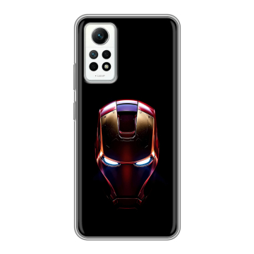Силиконовый чехол на Xiaomi RedMi Note 12 Pro 4G с принтом IronMan Железный человек