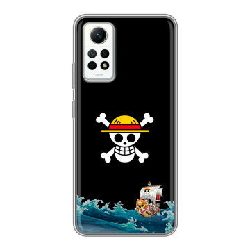 Силиконовый чехол на Xiaomi RedMi Note 12 Pro 4G с принтом One Piece Ван Пис