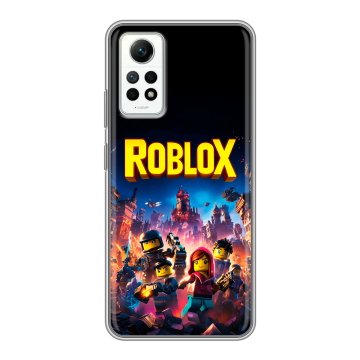 Силиконовый чехол на Xiaomi RedMi Note 12 Pro 4G с принтом Roblox Роблокс Силиконовый чехол на Xiaomi RedMi Note 12 Pro 4G с принтом Roblox Роблокс