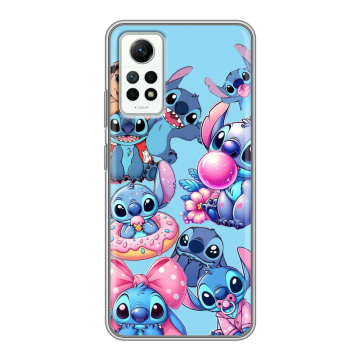 Силиконовый чехол на Xiaomi RedMi Note 12 Pro 4G с принтом Лило и Стич Силиконовый чехол на Xiaomi RedMi Note 12 Pro 4G с принтом Лило и Стич