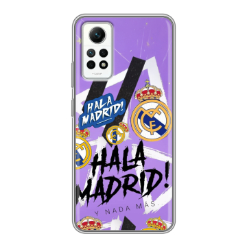 Силиконовый чехол на Xiaomi RedMi Note 12 Pro 4G с принтом Real Madrid Реал Мадрид