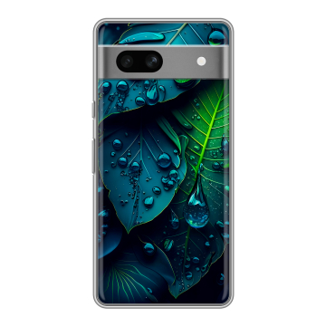 Силиконовый чехол на Google Pixel 7A с принтом Листья