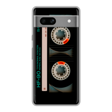 Силиконовый чехол на Google Pixel 7A с принтом Кассета Силиконовый чехол на Google Pixel 7A с принтом Кассета