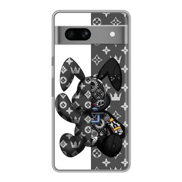 Силиконовый чехол на Google Pixel 7A с принтом Луи робот Силиконовый чехол на Google Pixel 7A с принтом Луи робот
