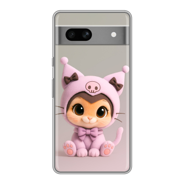 Силиконовый чехол на Google Pixel 7A с принтом Куроми Kuromi Силиконовый чехол на Google Pixel 7A с принтом Куроми Kuromi