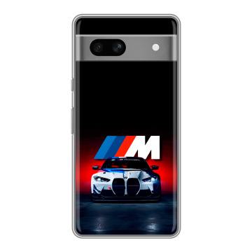 Силиконовый чехол на Google Pixel 7A с принтом БМВ BMW Силиконовый чехол на Google Pixel 7A с принтом БМВ BMW