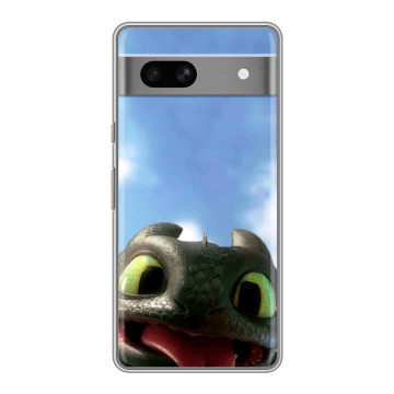 Силиконовый чехол на Google Pixel 7A с принтом Как приручить дракона Силиконовый чехол на Google Pixel 7A с принтом Как приручить дракона