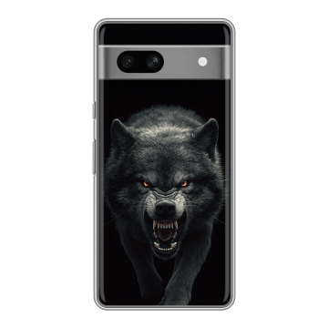 Силиконовый чехол на Google Pixel 7A с принтом Волк Силиконовый чехол на Google Pixel 7A с принтом Волк