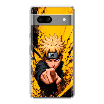 Силиконовый чехол на Google Pixel 7A с принтом Naruto Наруто Силиконовый чехол на Google Pixel 7A с принтом Naruto Наруто