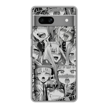 Силиконовый чехол на Google Pixel 7A с принтом Ahegao Ахегао Аниме Силиконовый чехол на Google Pixel 7A с принтом Ahegao Ахегао Аниме