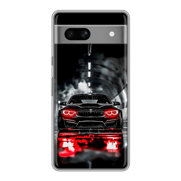 Силиконовый чехол на Google Pixel 7A с принтом BMW БМВ Силиконовый чехол на Google Pixel 7A с принтом BMW БМВ