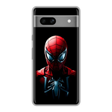 Силиконовый чехол на Google Pixel 7A с принтом Spiderman Человек паук Силиконовый чехол на Google Pixel 7A с принтом Spiderman Человек паук