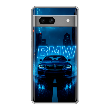 Силиконовый чехол на Google Pixel 7A с принтом BMW БМВ Силиконовый чехол на Google Pixel 7A с принтом BMW БМВ