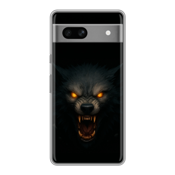 Силиконовый чехол на Google Pixel 7A с принтом Волк Силиконовый чехол на Google Pixel 7A с принтом Волк