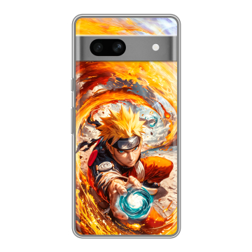 Силиконовый чехол на Google Pixel 7A с принтом Аниме Наруто Naruto Силиконовый чехол на Google Pixel 7A с принтом Аниме Наруто Naruto