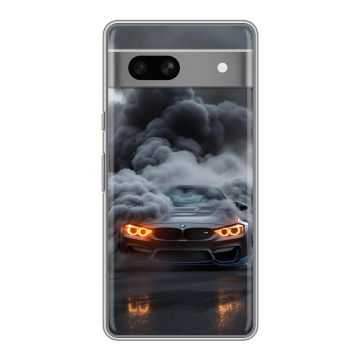 Силиконовый чехол на Google Pixel 7A с принтом BMW БМВ Силиконовый чехол на Google Pixel 7A с принтом BMW БМВ