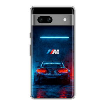 Силиконовый чехол на Google Pixel 7A с принтом BMW БМВ Силиконовый чехол на Google Pixel 7A с принтом BMW БМВ