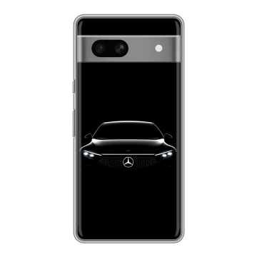 Силиконовый чехол на Google Pixel 7A с принтом Mercedes Мерседес Силиконовый чехол на Google Pixel 7A с принтом Mercedes Мерседес