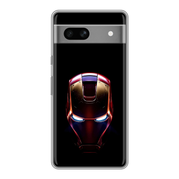 Силиконовый чехол на Google Pixel 7A с принтом IronMan Железный человек Силиконовый чехол на Google Pixel 7A с принтом IronMan Железный человек