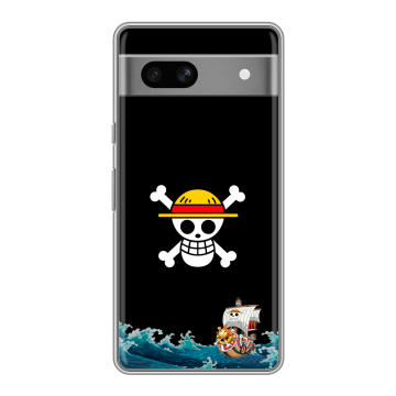 Силиконовый чехол на Google Pixel 7A с принтом One Piece Ван Пис Силиконовый чехол на Google Pixel 7A с принтом One Piece Ван Пис