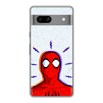 Силиконовый чехол на Google Pixel 7A с принтом Spiderman Человек паук Силиконовый чехол на Google Pixel 7A с принтом Spiderman Человек паук