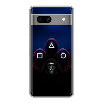 Силиконовый чехол на Google Pixel 7A с принтом Игра Кальмара Силиконовый чехол на Google Pixel 7A с принтом Игра Кальмара
