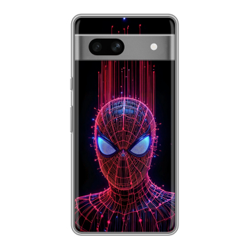 Силиконовый чехол на Google Pixel 7A с принтом Spiderman Человек паук Силиконовый чехол на Google Pixel 7A с принтом Spiderman Человек паук