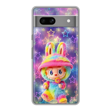 Силиконовый чехол на Google Pixel 7A с принтом Labubu Лабубу Силиконовый чехол на Google Pixel 7A с принтом Labubu Лабубу