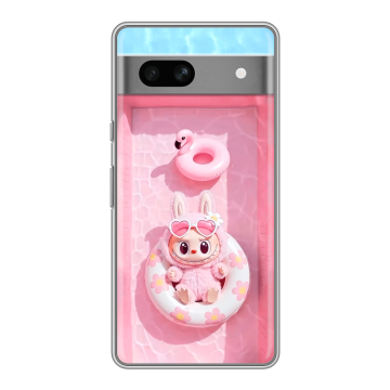 Силиконовый чехол на Google Pixel 7A с принтом Labubu Лабубу Силиконовый чехол на Google Pixel 7A с принтом Labubu Лабубу